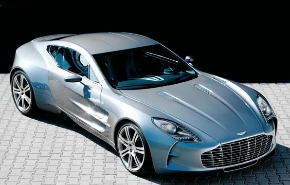 Машина, Aston Martin, суперкар, One-77