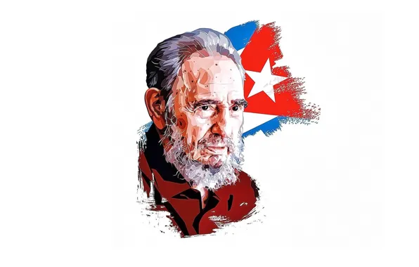 Фидель Кастро, Fidel Castro, кубинский революционер, государственный деятель, comandante