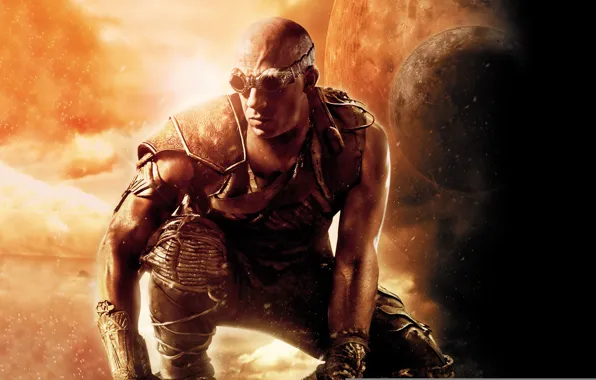 Картинка Вин Дизель, Vin Diesel, 2013, Movie, Riddick, Риддик