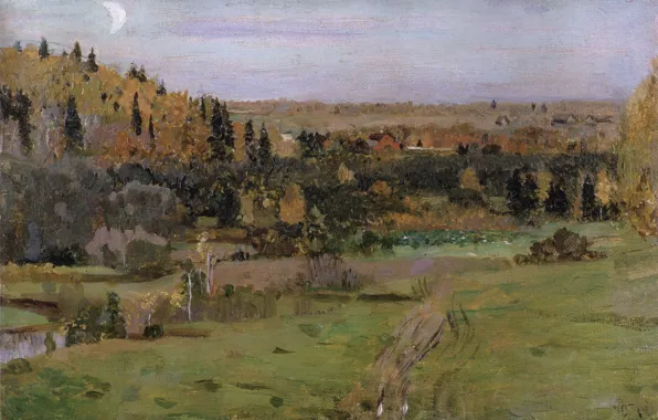 Картинка 1889, Нестеров Михаил Васильевич, Окрестности Абрамцева