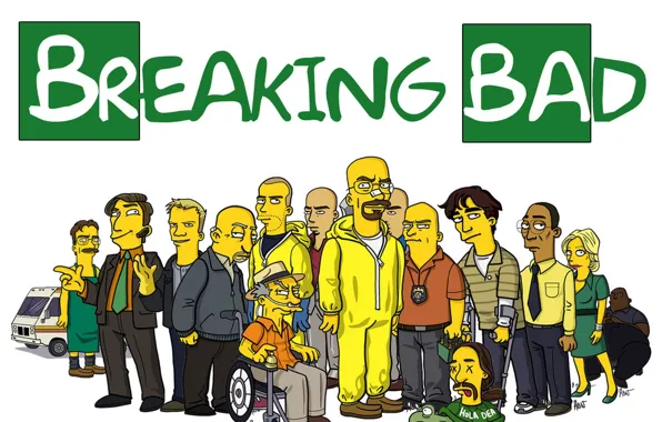 Симпсоны, Во все тяжкие, Breaking Bad, The Simpsons