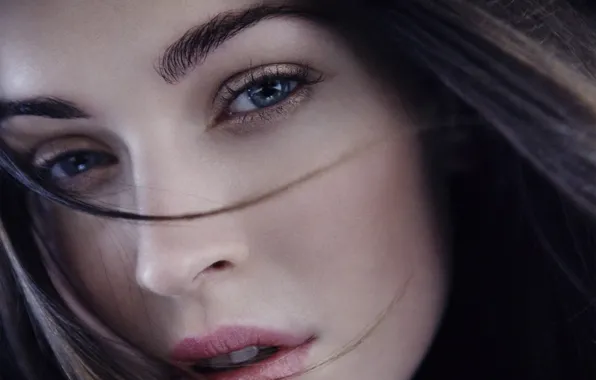 Глаза, лицо, Меган Фокс, Megan Fox, актриса