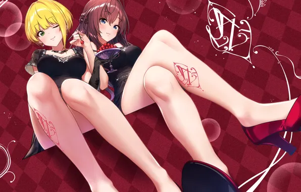 Девушки, Ноги, Арт, IdolM@ster