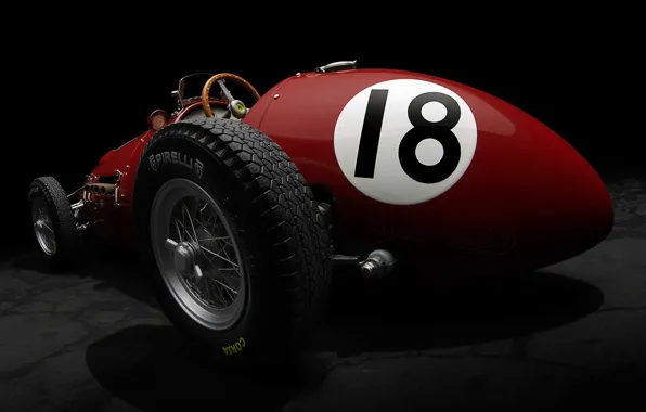 Картинка машина, фон, спорт, Ferrari 500 F2 1952
