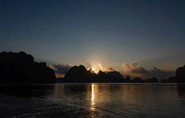 Nature, Sky, Landscape, Beach, Sunrise, Dawn, Ocean, Shore