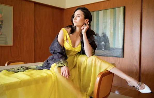 Взгляд, девушка, поза, модель, платье, актриса, Nina Dobrev, Нина Добрев