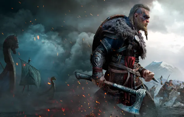 Assassin's Creed, Викинг, Драккар, Assassin's Creed Valhalla