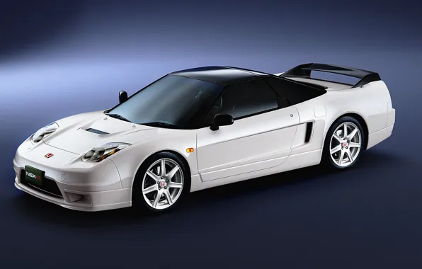 Белый, Машина, Honda, Car, Render, Рендеринг, Honda NSX, Белый цвет