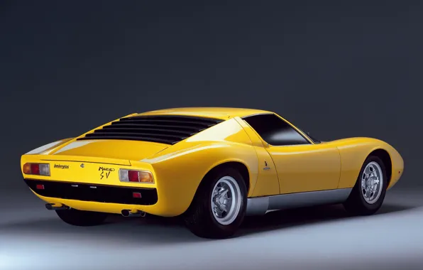 Lamborghini, Classic, Miura, Classic car, Lamborghini Miura P400 SV, 1971 год