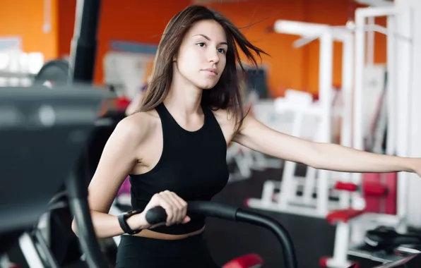 Поза, фигура, бег, фитнес, тренировка, тренажеры, fitness, training