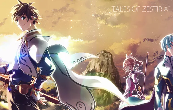 Девушка, аниме, арт, парни, Tales Of Zestiria The X