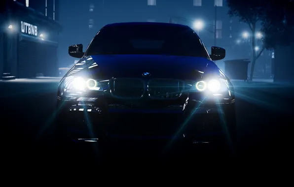 Машина, туман, GTA 4, BMW x3