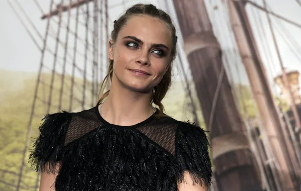 Взгляд, поза, модель, макияж, фигура, актриса, hair, Cara Delevingne