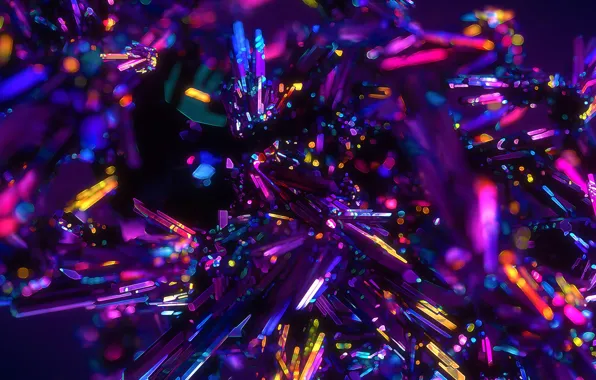 Colors, colorful, crystals