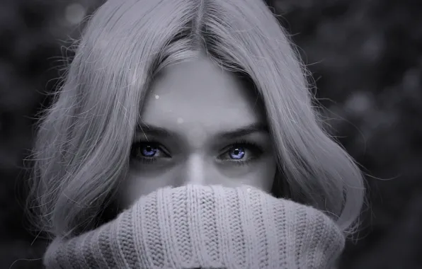 Глаза, рисунок, ледяной взгляд, FeloniousDust