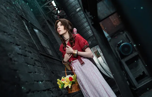 Картинка final fantasy, cosplay, aerith, gainsborough