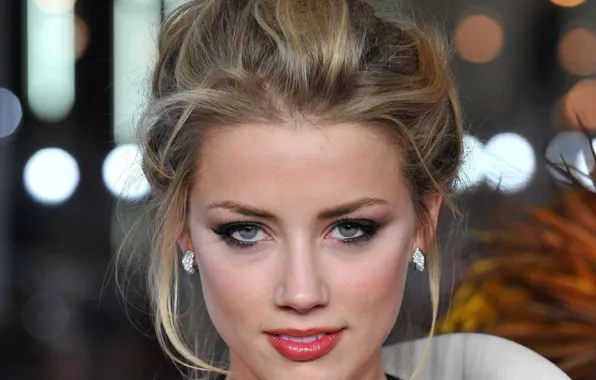 Актриса, красотка, amber heard, black.dress