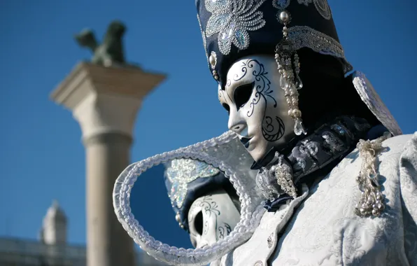 Картинка Italy, style, photo, Venice, reflection, luxury, mask, Italia