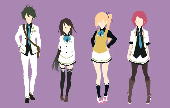Red, girl, game, red hair, anime, pretty, redhead, brunette