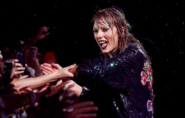 Taylor swift, concert, rep rain