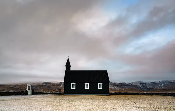 Iceland, Snæfellsnes Peninsula, Búðir