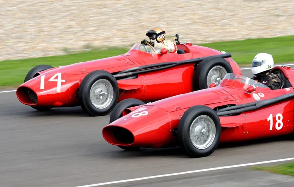 Картинка гонка, скорость, автомобиль, Maserati 250F