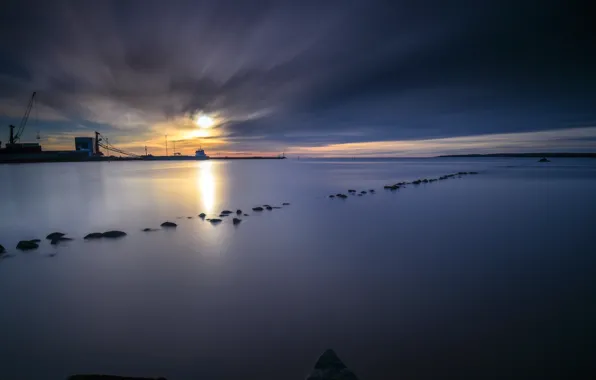 Sverige, Halmstad, Cold day