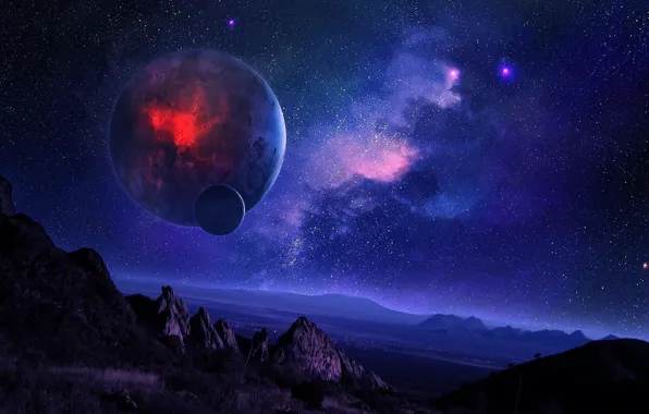 Fantasy, Planets, Landscape