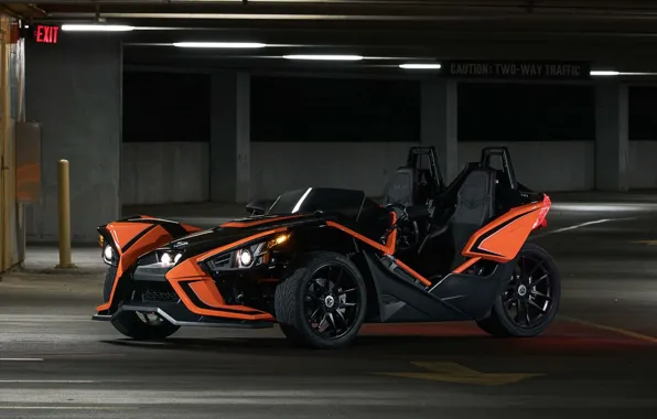 Beautiful, comfort, hi-tech, Polaris, Slingshot, tecnology, sporty, tricycle