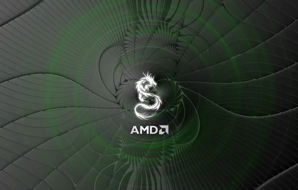 Картинка компьютер, фото, логотип, AMD