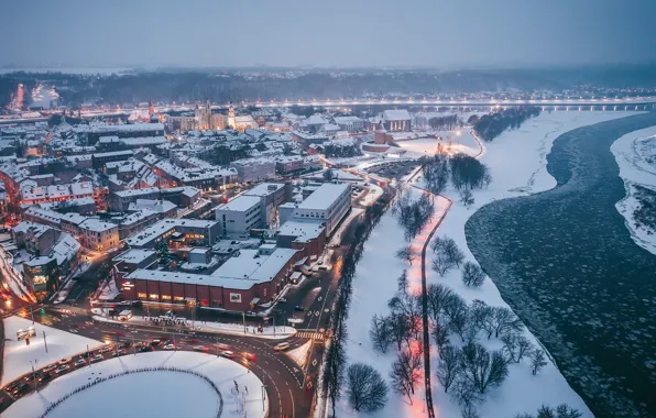 Картинка город, Lietuva, Kaunas