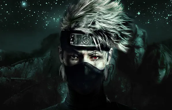 Naruto, anime, sharingan, ninja, manga, shinobi, Kakashi, Naruto Shippuden