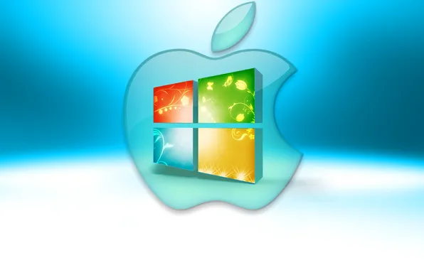 Компьютер, apple, логотип, mac, эмблема, windows, операционная система