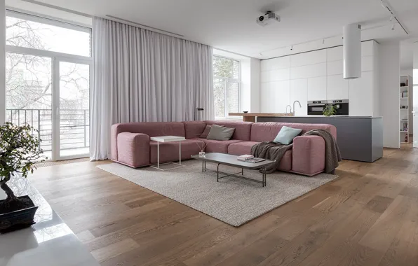 Дизайн, интерьер, кухня, софа, гостиная, Apartment in Dnipro