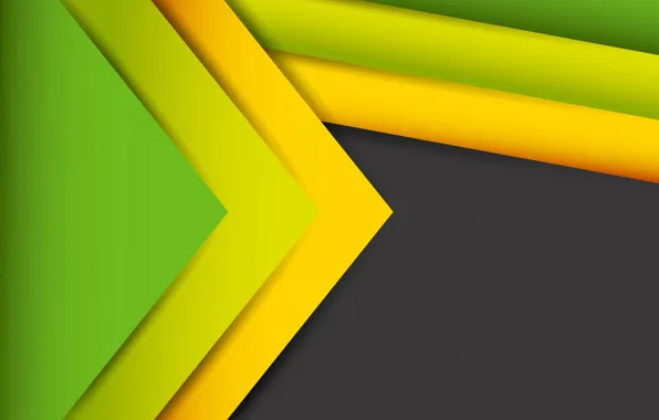 Картинка линии, green, abstract, фигуры, yellow, lines, fon, figures