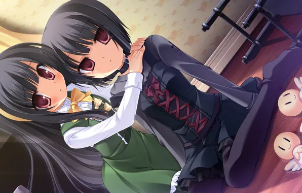 Girl, anime, toys, japanese, Midori no Uni