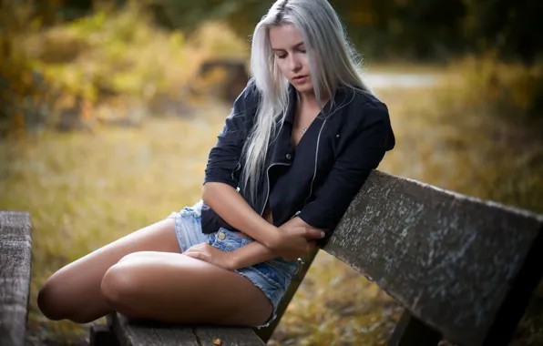 Картинка девушка, лицо, модель, блондинка, Martin Fuhrmann