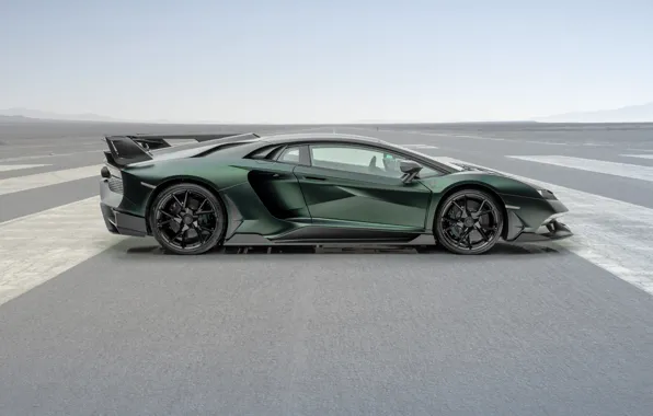 Lamborghini, суперкар, вид сбоку, Aventador, Mansory, 2020, SVJ, Cabrera