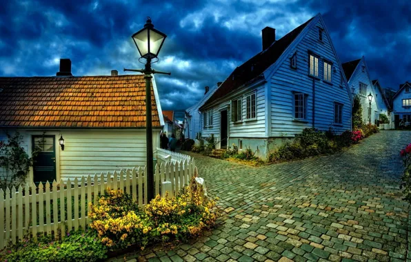 Картинка Night, Wallpaper, Village
