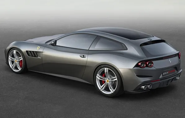 Картинка серый, ferrari, феррари, gtc, lusso