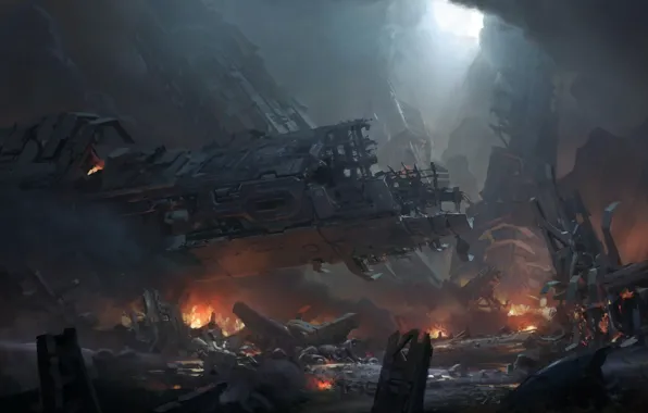 Halo, Concept Art, Painting