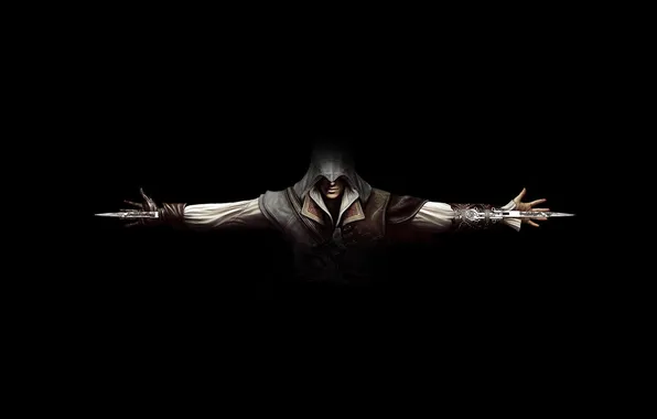 Картинка игра, темно, Assassin’s-Creed
