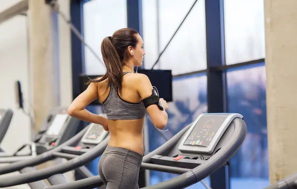 Workout, gym, training, treadmill