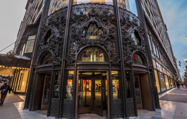 Дизайн, USA, Америка, здание Chicago