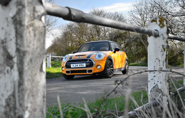 Картинка Mini, Cooper, Yellow, (F56)