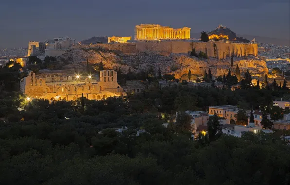 Картинка Греция, Афины, Акрополь
