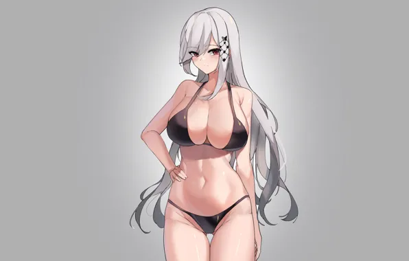 Girl, hot, sexy, boobs, anime, pretty, babe, bikini