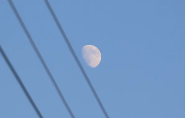 Moon, sky, Persia, Iran, Behbahan
