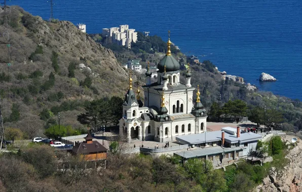 Wallpaper, building, church
