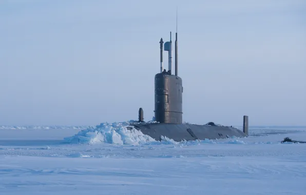 Льдины, многоцелевая, HMS Trenchant, атомная подводная, S 91